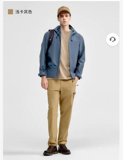 【云粉节】【95折】6楼卡特CAT工装长裤浅卡其色CO3WPW36101C12，吊牌价798 现价758 商品图1