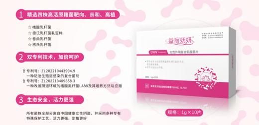 益丽妩妍女性外用复合乳酸菌片（原益丽康外用乳酸菌保健片） 商品图1
