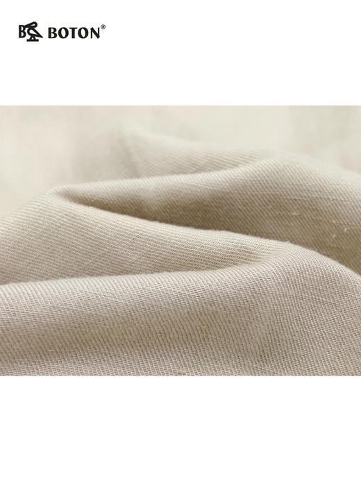 【第2件半价！尾货清仓不退换】波顿女士麻棉中裤透气舒适夏季百搭休闲裤LE331 商品图5