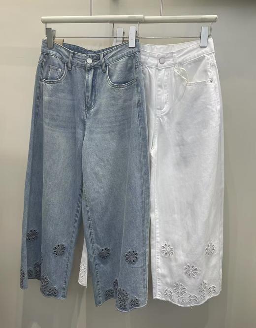 【门店同款】ENJOY夏季花朵镂空阔腿裤 163744661 商品图0