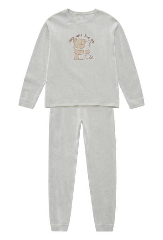 （特惠）金发拉比内衣i5-0抱抱熊内衣圆领服套装杏色/烟灰色LYEA10043990/LYEA10043878/LYEA10043978LYEA10043890 商品图2