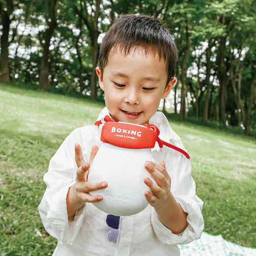 雀说亲子拳击包新款轻便礼品儿童单肩包休闲外出可爱小众迷你收纳包AL540 商品图2