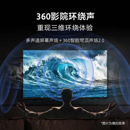 索尼电视 8系 55英寸 K-55XR80 OLED百万级控光 AI画质算法 屏幕发声 OLED广视角 纤薄一体化设计 商品图6