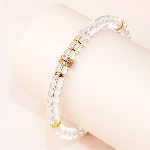 一念澄明天然白水晶归圆手串6mm 商品图3