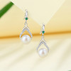 【预售3天】原创水滴珍珠耳环简约复古高级感气质耳勾显脸瘦耳饰E000500B 商品缩略图0