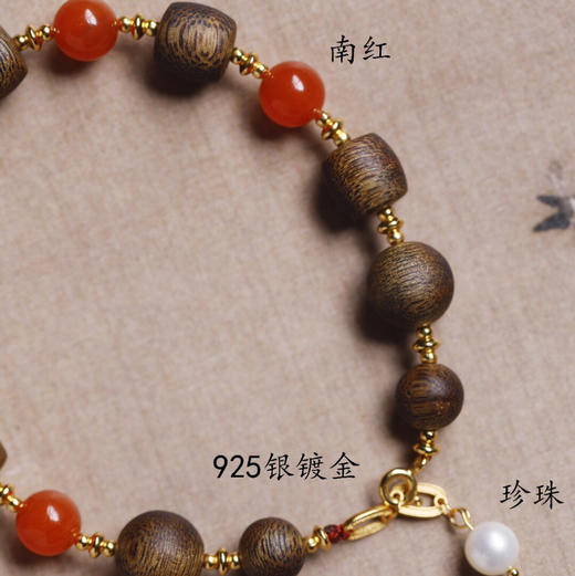 【青山特惠】8mm 2颗、10mm 2颗 、9x9mm 6颗 绿棋楠 【芬迎】沉香手串 c38 商品图3