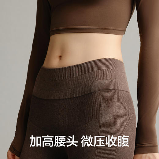 【新品上新】【无缝一体织】有棵树仿牛仔高弹打底裤-L6022 商品图3