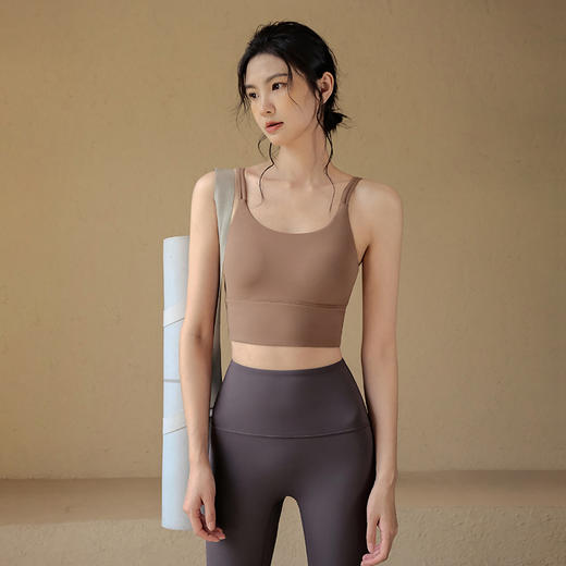 【147元任选3件】跃牌【蚂蚁运动】系列 吊带运动背心速干健身文胸美背X1370（活动产品，收货7天内支持退换） 商品图1