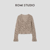 ROMI STUDIO“随性松弛”天然亚麻法式镂空编织系带开衫 RWCRSZ4589 商品缩略图1