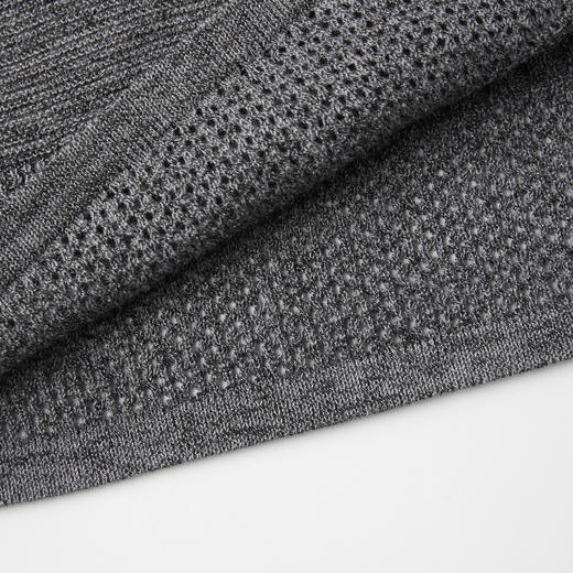 ROMI STUDIO“简约日常”灰色花纱镂空抽绳A字半身短裙 RWCRXZ3713 商品图4