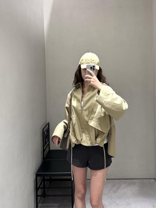 罗意威 25Fw秋冬新款 微标刺绣口袋抽绳宽松连帽风衣外套（ZY*MM） 商品图2