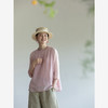 牧衣游原创 净色纯棉衬衫新品轻薄柔软质朴休闲百搭文艺衬衣 稚雪 商品缩略图2