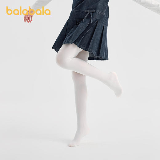 【商场同款】巴拉巴拉儿童连裤袜秋季款女童打底舞蹈袜抗菌两条装 商品图0