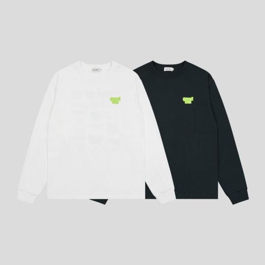 GOODBAI 经典logo组合印花长袖T恤 商品图0