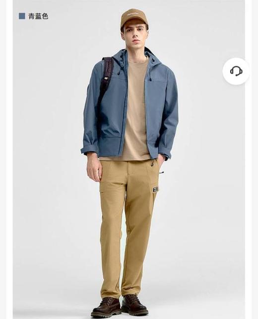 【云粉节】【95折】6楼卡特CAT秋款秋款单夹克男款青蓝色CO3JAW36071C82，吊牌价1498，现价1423 商品图2