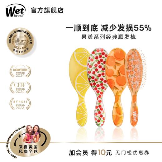 美国Wet Brush干湿两用顺发梳-果漾时光系列 商品图1