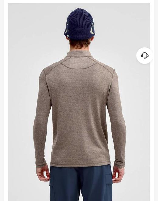 【云粉节】【95折】6楼卡特CAT秋款无帽长袖T恤深卡其色CO3TSW33251C72，吊牌价898 现价853 商品图1