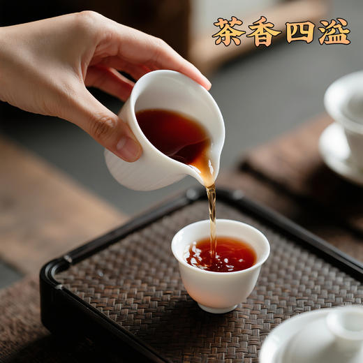 2019年干仓老茶老班章普洱熟茶砖250克 商品图2