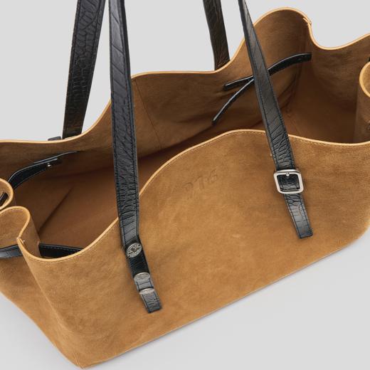 GOODBAI 916 麂皮组合扣单肩托特包 商品图4