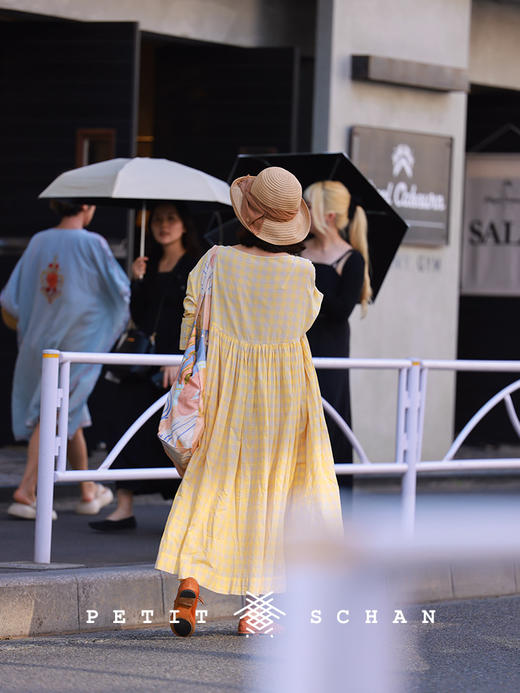 PETIT SCHAN小闪 #087 Paris in Dreams 戏梦巴黎 法式浪漫纸辫蝴蝶结卷边遮阳帽 商品图3