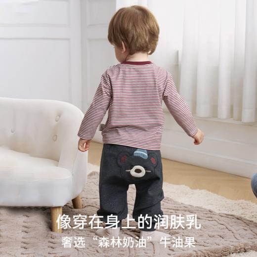 【宝宝服饰】嫚熙童装2025新款纯棉长袖T恤男女童秋季上衣 商品图2