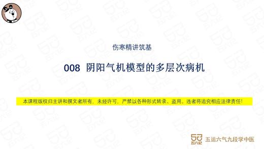 008  阴阳气机模型的多层次病机 商品图0