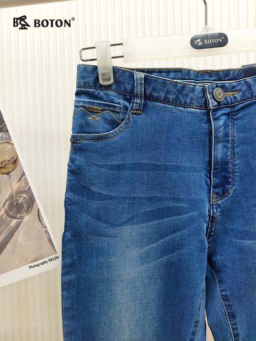 【第2件半价！尾货清仓不退换】波顿女士牛仔七分裤LF566217 商品图2