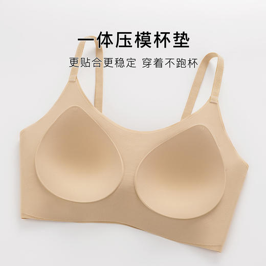 【粉底液隐形无痕】夏季薄款内衣女舒适透气美背聚拢无钢圈文胸 商品图8