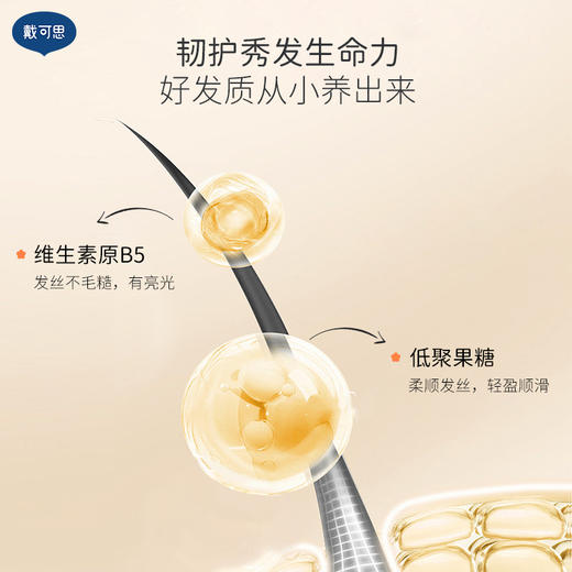 戴可思儿童洗发护发套装洗发水+护发素+顺发喷雾男女童洗护套组♥ 商品图7