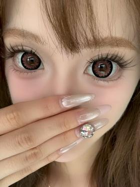 hanawink半年抛美瞳 古早大蜜糖 14.5mm