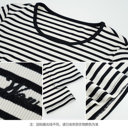 【商场同款】CNA5864 “条纹针织衫” 舒适细腻好搭配 商品图6