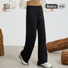 I'd爱帝女式直条空气层阔腿裤薄款休闲百搭外穿高腰垂感长裤 商品缩略图4