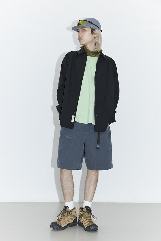 吃茶去chichaqu25速干特氟龙三防户外运动轻量长袖衬衫徒步骑行 商品图0