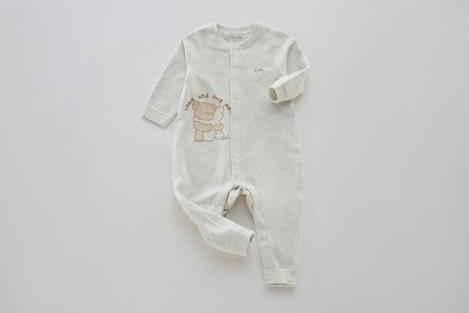 （特惠）金发拉比内衣i5-0抱抱熊内衣全开连体衣杏色/花灰LYEA10242678/LYEA10242690 商品图11