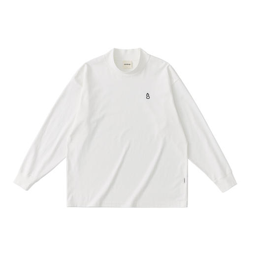 吃茶去chichaqu25经典全棉保暖半高领领长袖T恤城市休闲男女 商品图4