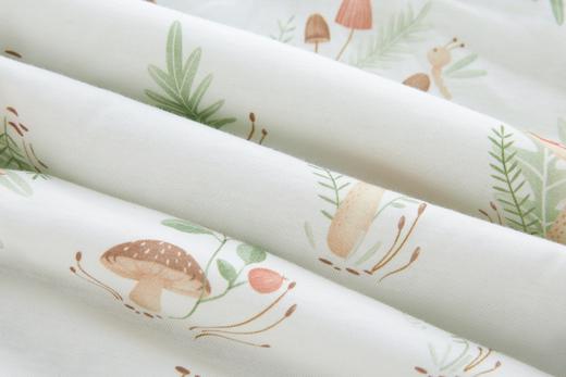 （特惠）金发拉比寝具i5-0蘑菇小熊四季被150*120灰绿LYEE10491441000 商品图8