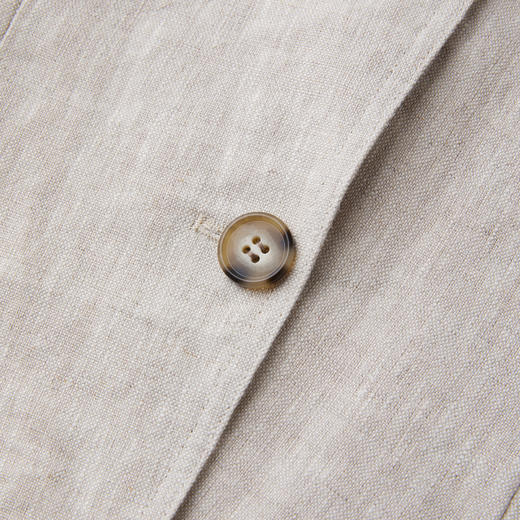 ROMI STUDIO“自我轮廓”100%亚麻经典老钱轻薄西装外套 RWCAS64061 商品图4