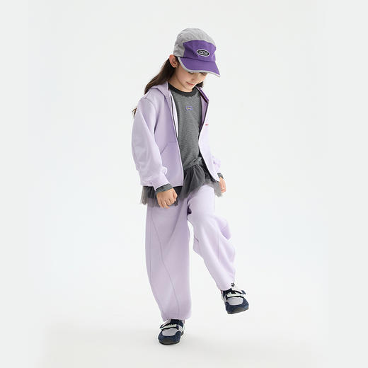 漫画家【软fufu卫裤】软糯舒弹空气层宽松慵懒廓形儿童弯刀裤 商品图1