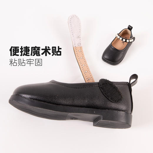 贝贝怡女童公主皮鞋25春秋季新款女宝学步鞋校园小皮鞋轻便魔术贴单鞋ZB3EX018 商品图8