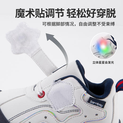 贝贝怡25春秋新款男女宝宝学步鞋轻薄耐磨包头鞋休闲鞋ZB3EX008 商品图9