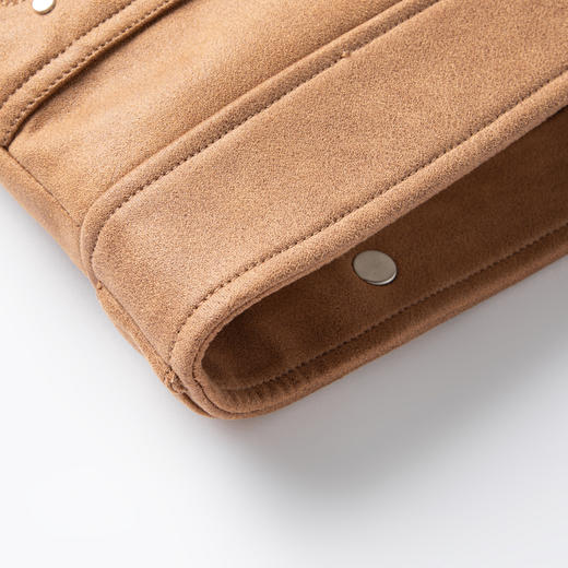 【仿麂皮】圣得西男士翻领夹克2025年秋季新款耐磨易打理工装外套 商品图11