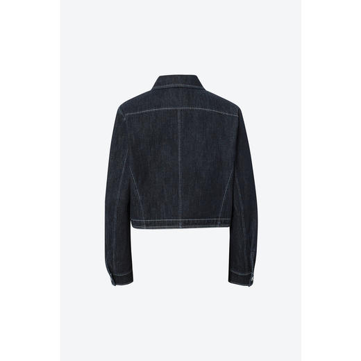 【商场同款】诗凡黎翻领牛仔外套2025春新款上衣外搭女3G3110451 商品图1