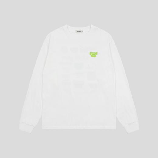 GOODBAI 经典logo组合印花长袖T恤 商品图1