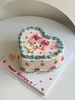 美乐蒂爱心形复古手绘蛋糕-低糖处理无添加 商品缩略图1