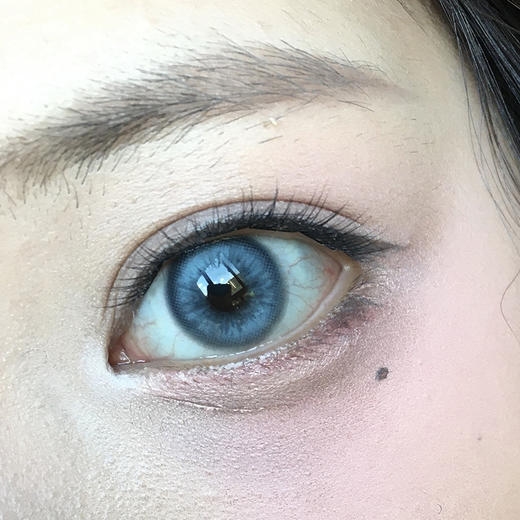 narscolor 天使冰蓝 半年抛 两片 14.5mm 参考着色 13.8mm 基弧 8.5 含水 40% 新锐国货 商品图2