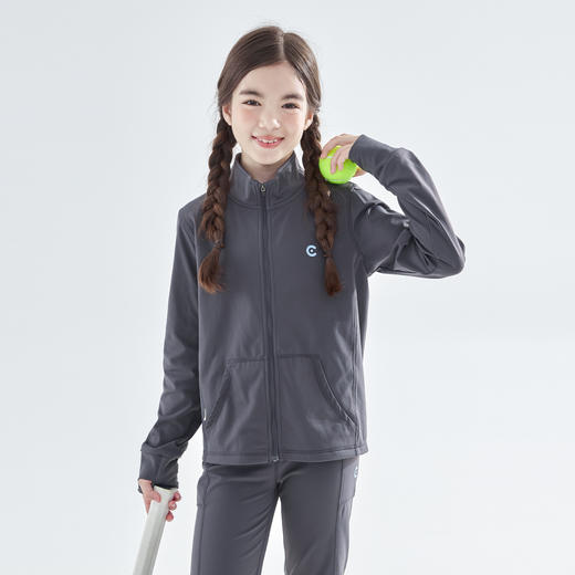 cicochild 25年秋新款女童上衣阔腿裤运动套装锦纶高弹透气训练服 商品图4