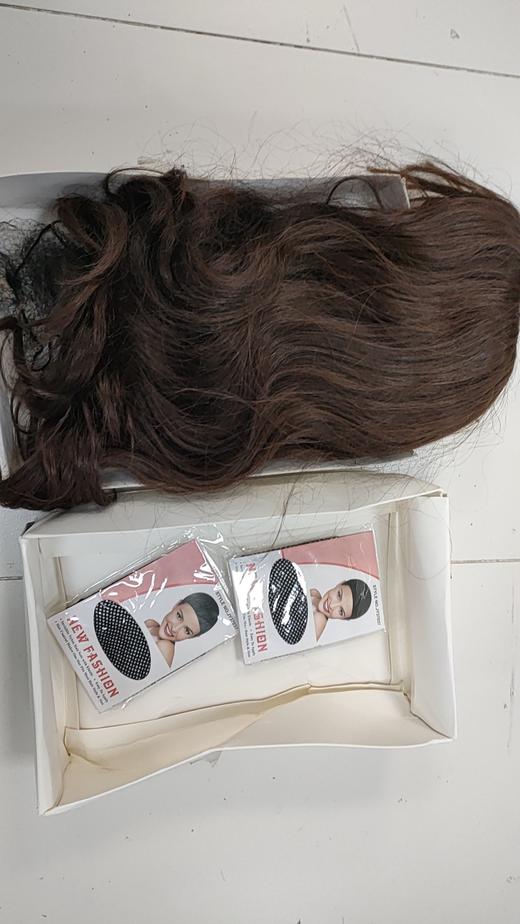 bjzm5032-dz-6 EASIHAIR 假发女长发长卷发八字刘海中分假发真人发丝自然网红大波浪全头套 商品图4