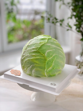 职场牛马卷心菜异型蛋糕-低糖处理无添加
