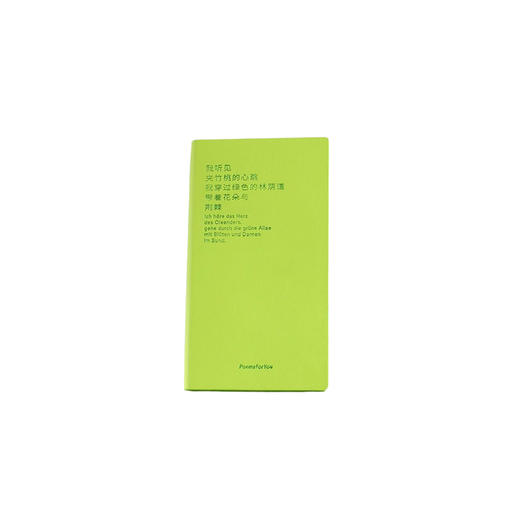 彩色的诗笔记本-浅绿 商品图0