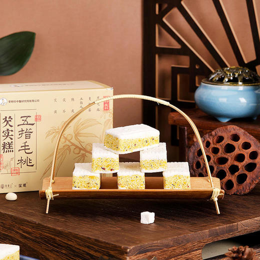 预售 11月25发货【买2送1 买3送2】李时珍五指毛桃芡实糕 口感软糯 配料丰富 无额外添加蔗糖放心吃 商品图4